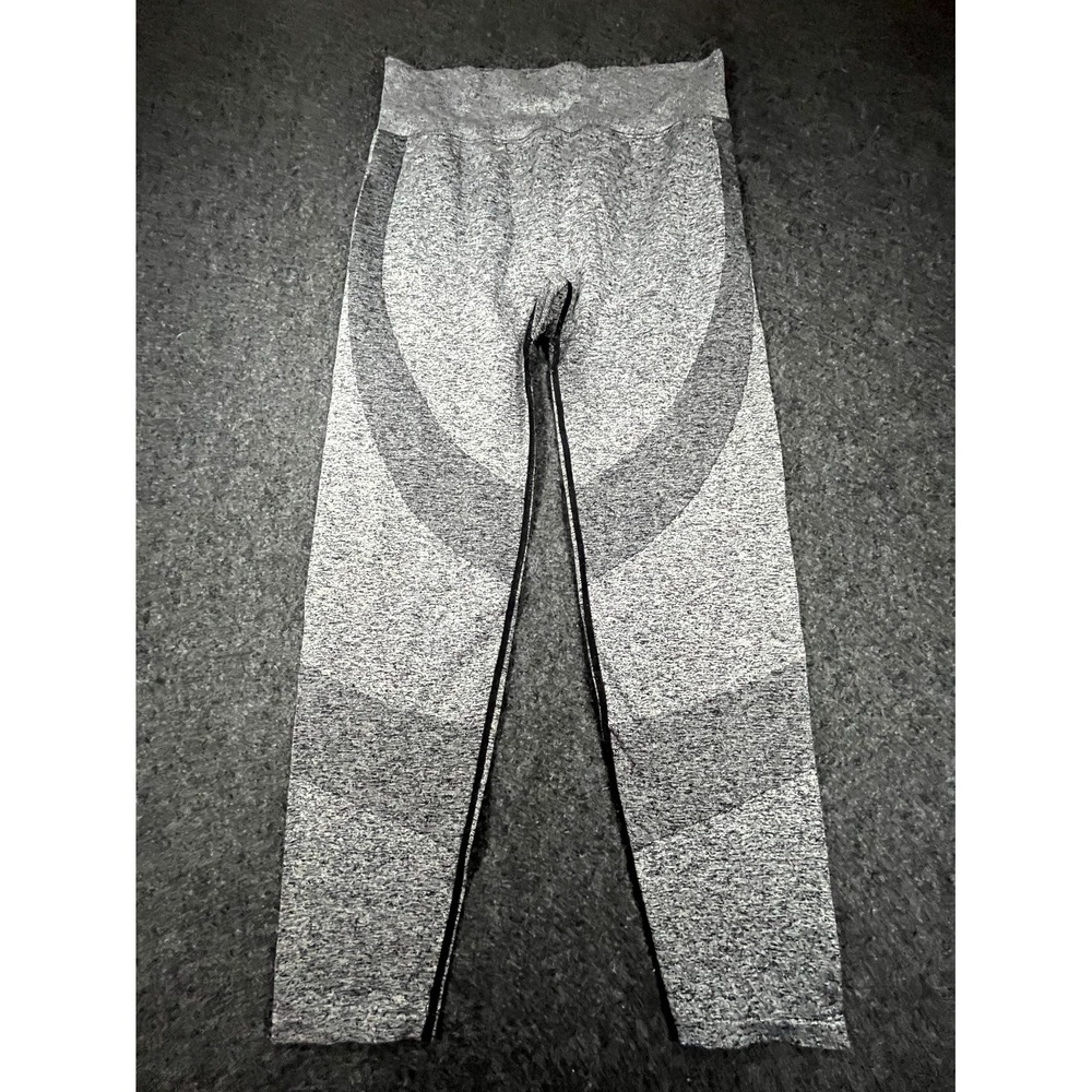 Victoria's Secret PINK Active Leggings Womens XL Gray Seamless High Rise Outdoor